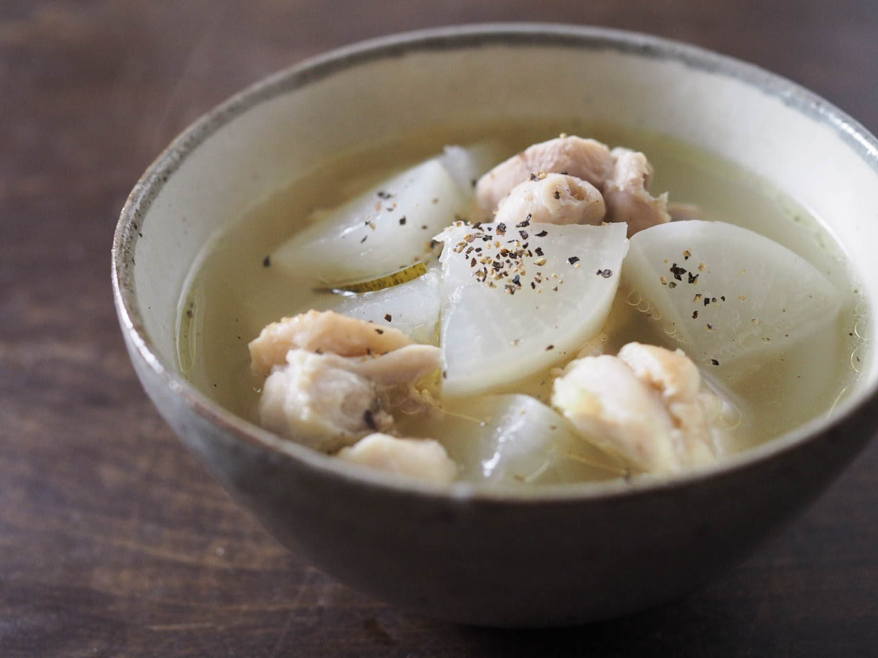 鶏と大根のスープ 奥薗壽子のなべかまぺえじ